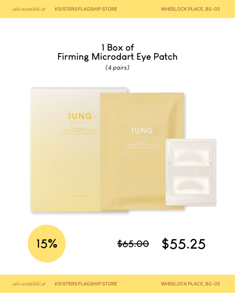 [PROMO] Jung Beauty Firming Microdart Eye Patch with Bakuchiol, Niacinamide and Peptides