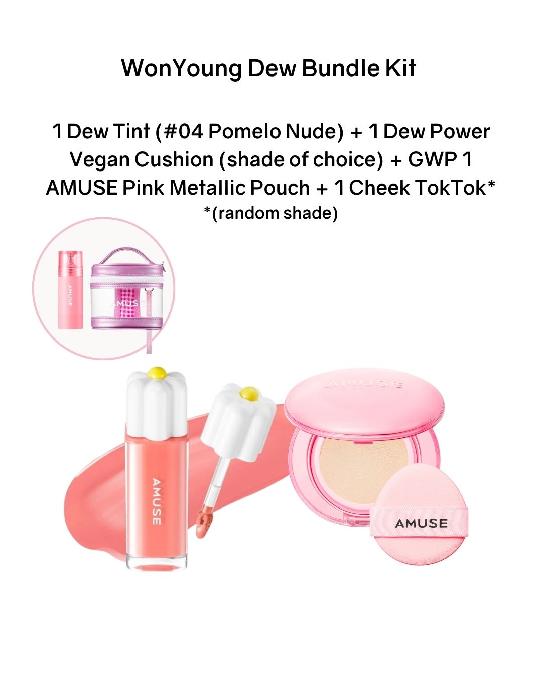 [PROMO] AMUSE WonYoung Dew Bundle Kit (Cushion+Tint)