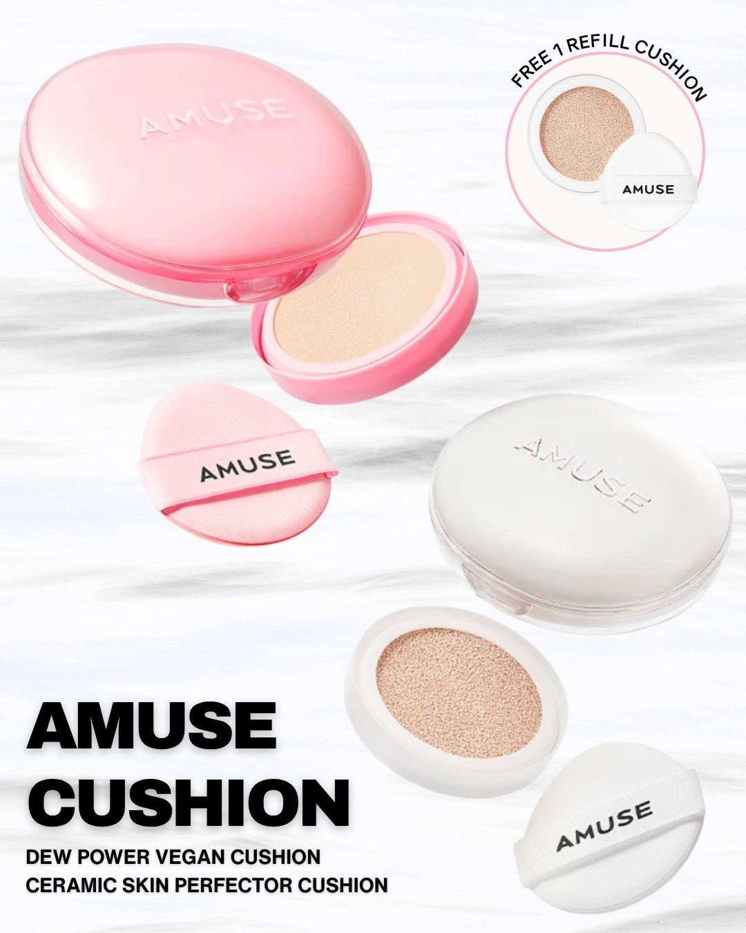 [PROMO] AMUSE Cushion (comes with FREE REFILL!)