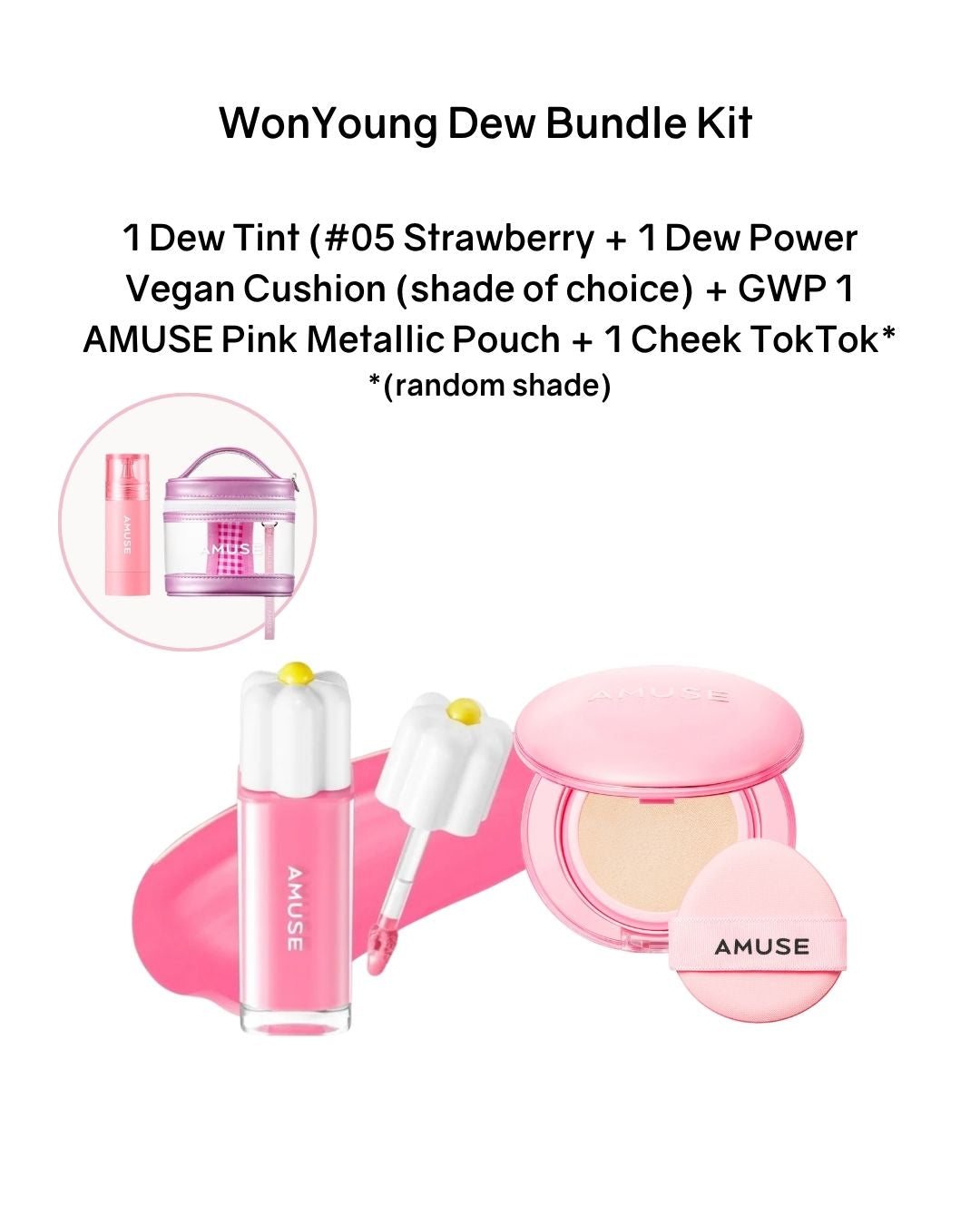 [PROMO] AMUSE WonYoung Dew Bundle Kit (Cushion+Tint)