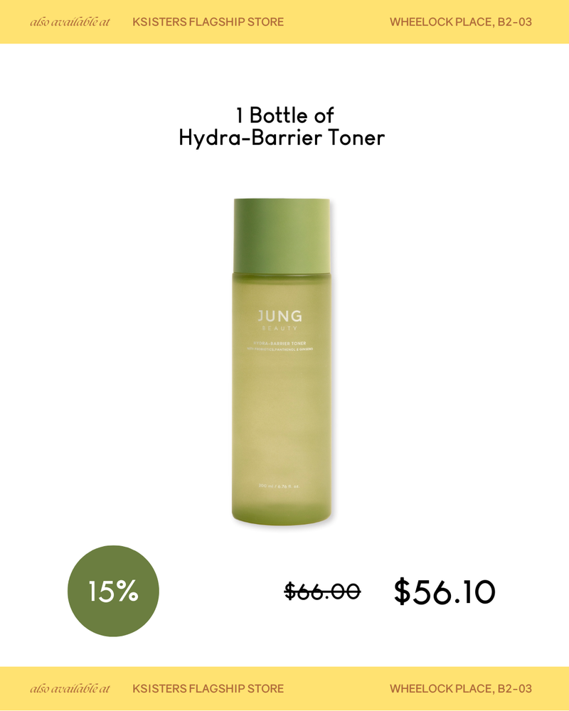 [PROMO] Jung Beauty Hydra-Barrier Toner with Probiotics, Panthenol, and Ginseng