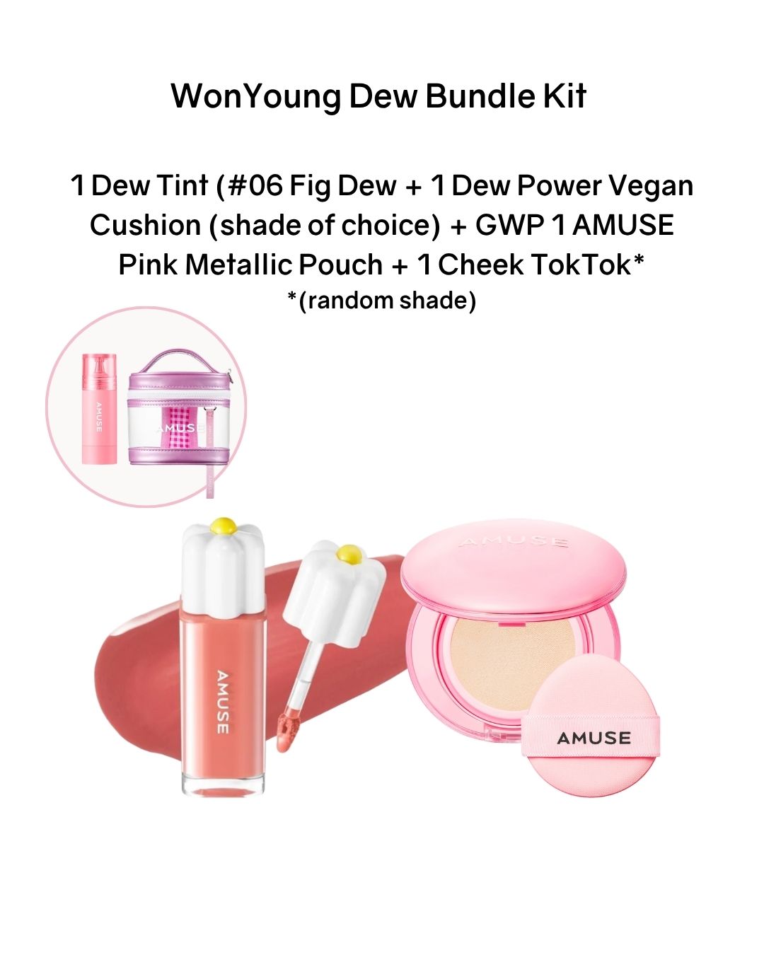 [PROMO] AMUSE WonYoung Dew Bundle Kit (Cushion+Tint)