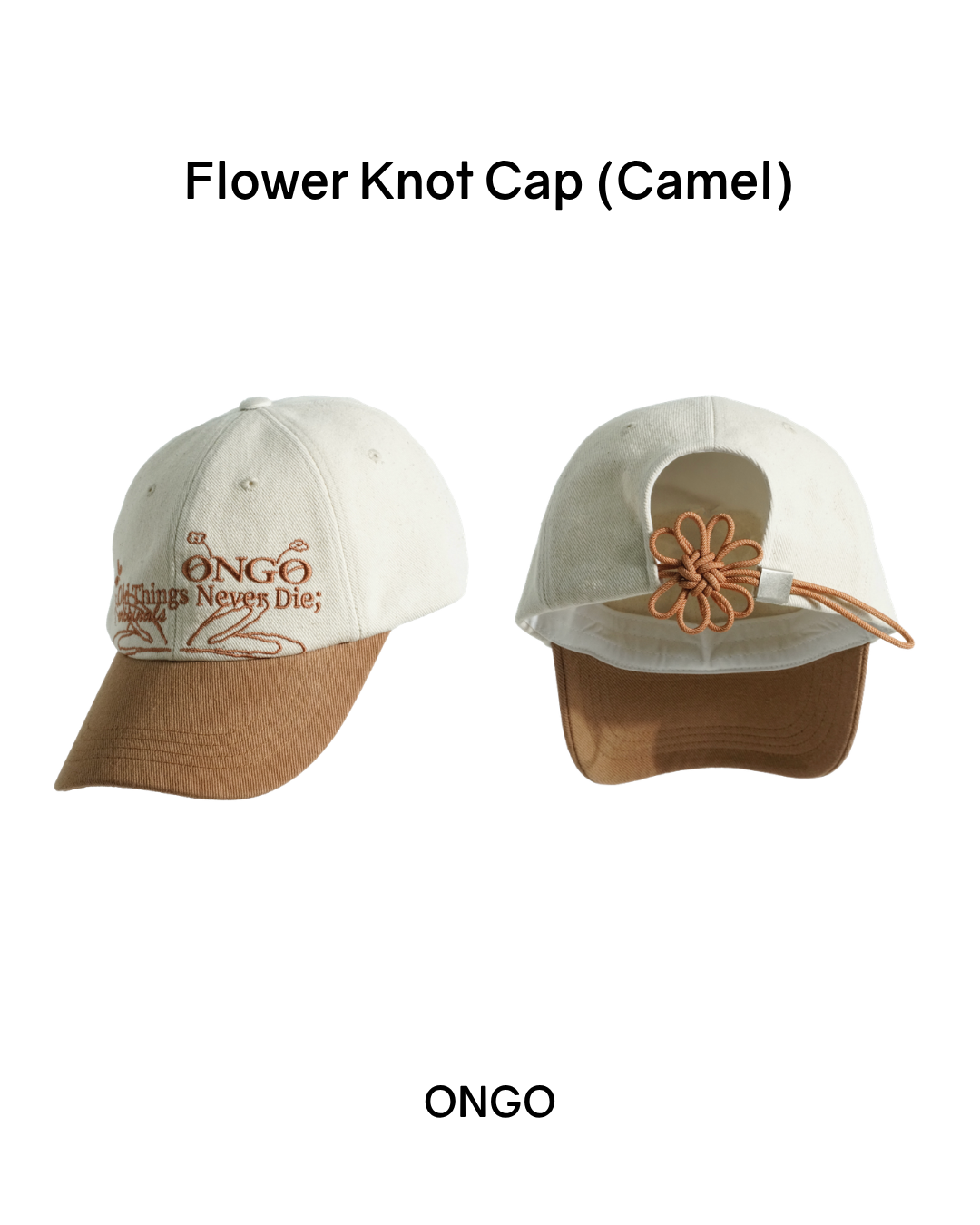 [PREORDER] ONGO Flower Knot Cap (Dispatch Date: 17-21 Aug)