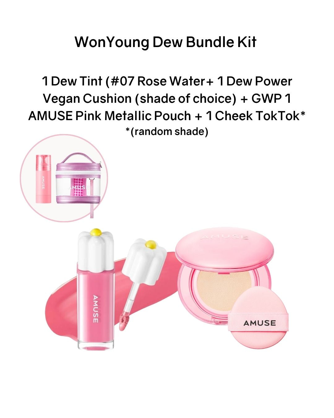 [PROMO] AMUSE WonYoung Dew Bundle Kit (Cushion+Tint)