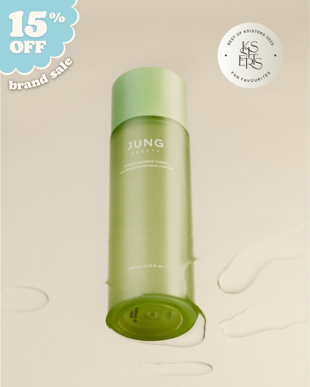 [PROMO] Jung Beauty Hydra-Barrier Toner with Probiotics, Panthenol, and Ginseng