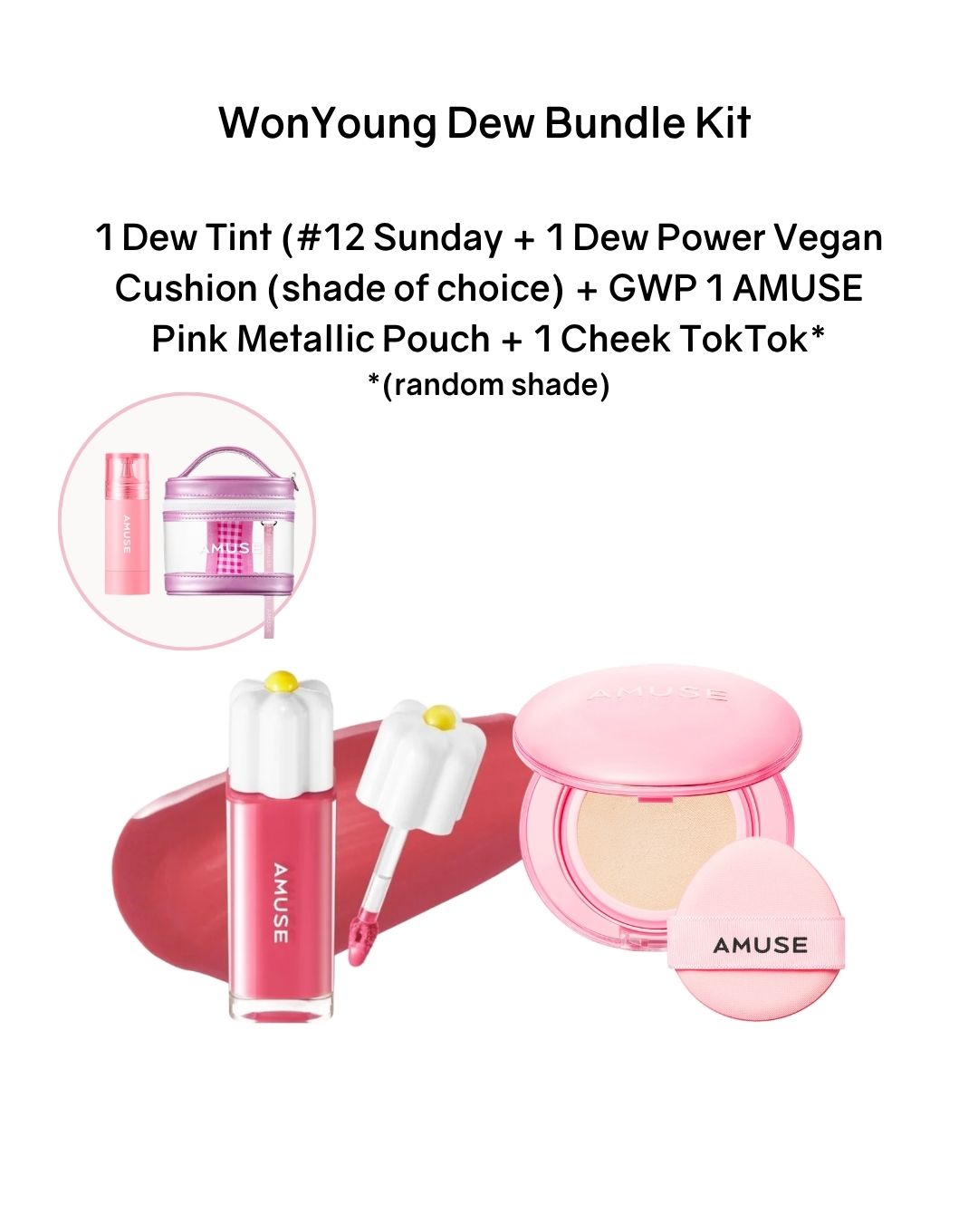 [PROMO] AMUSE WonYoung Dew Bundle Kit (Cushion+Tint)