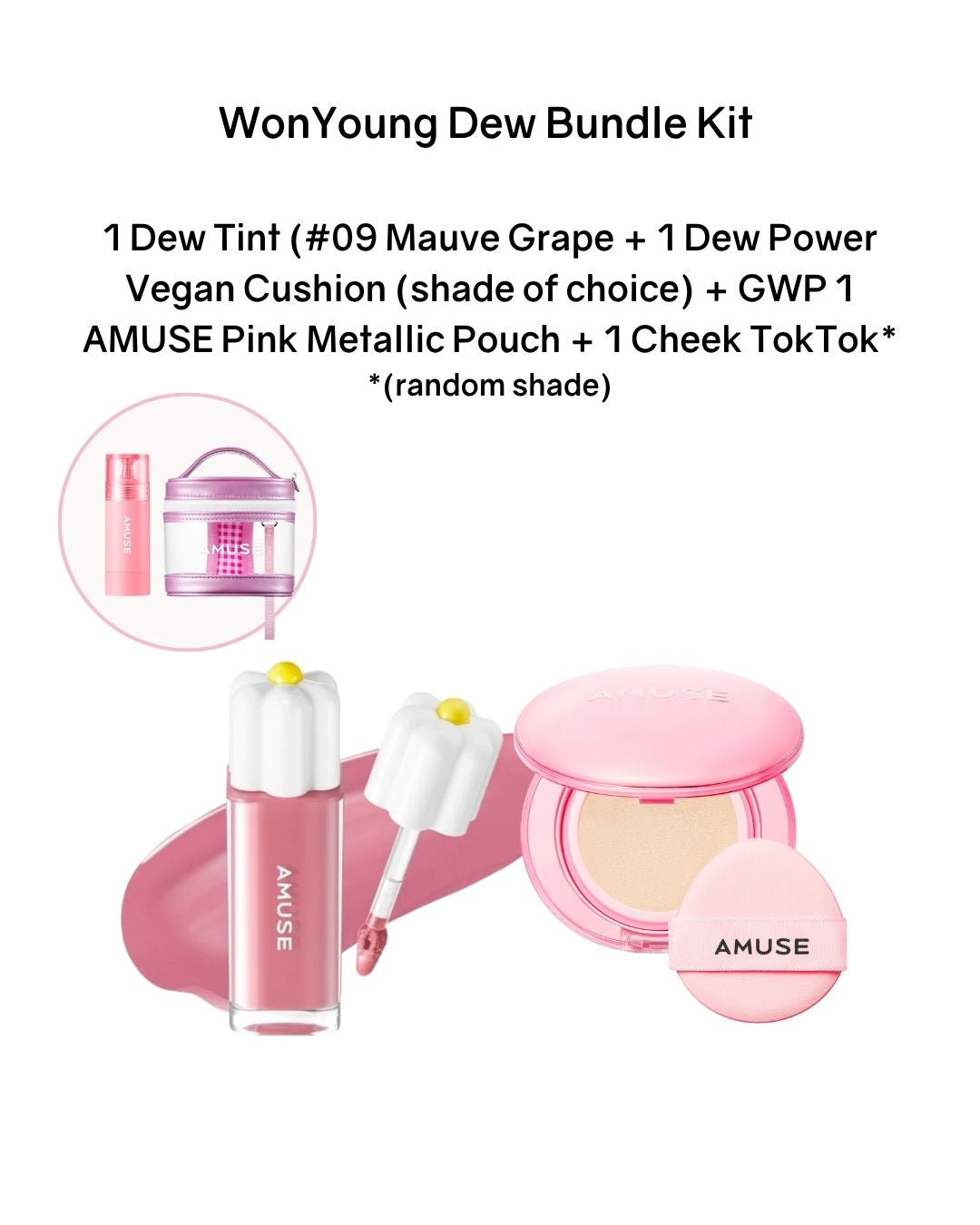 [PROMO] AMUSE WonYoung Dew Bundle Kit (Cushion+Tint)