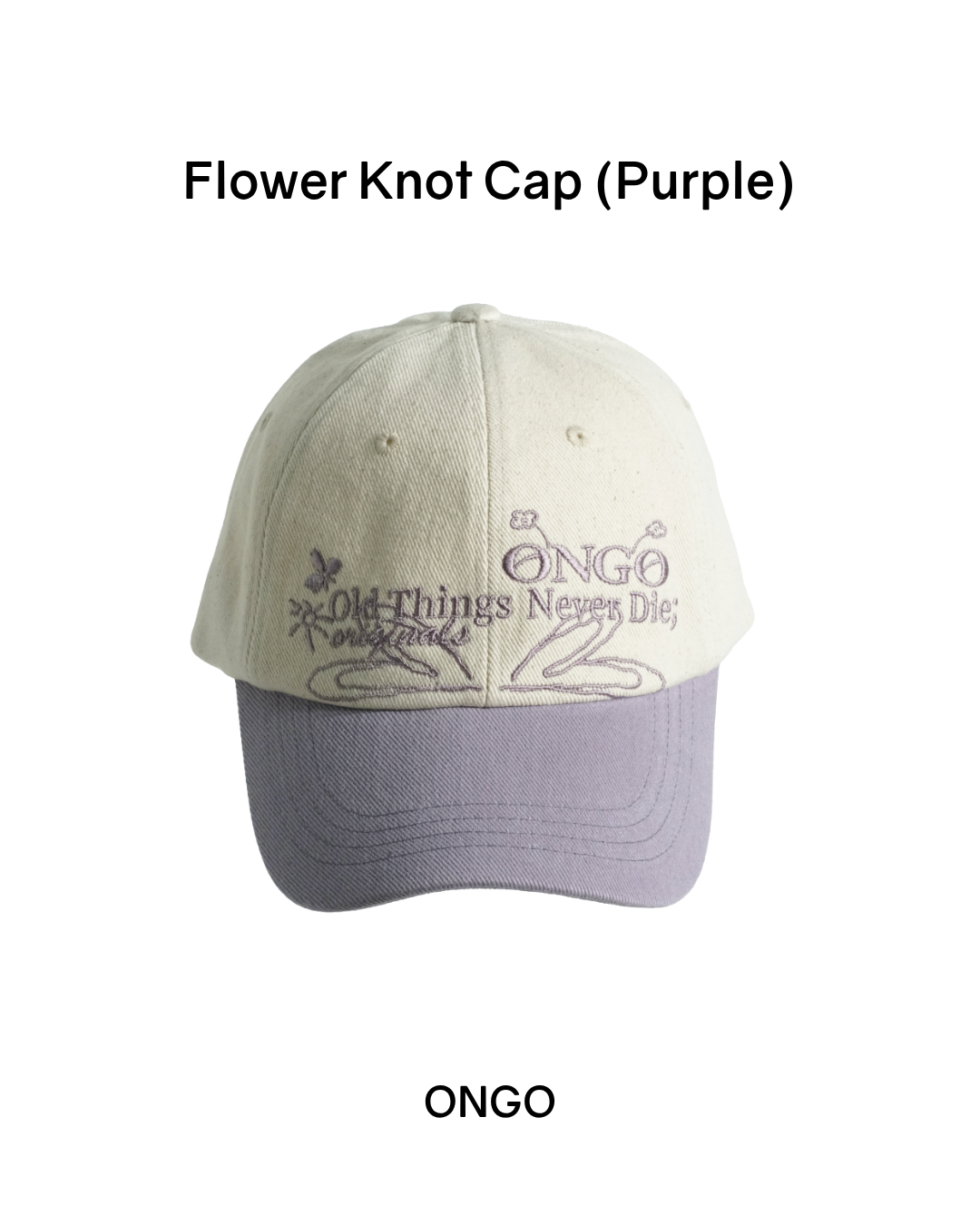 [PREORDER] ONGO Flower Knot Cap (Dispatch Date: 17-21 Aug)