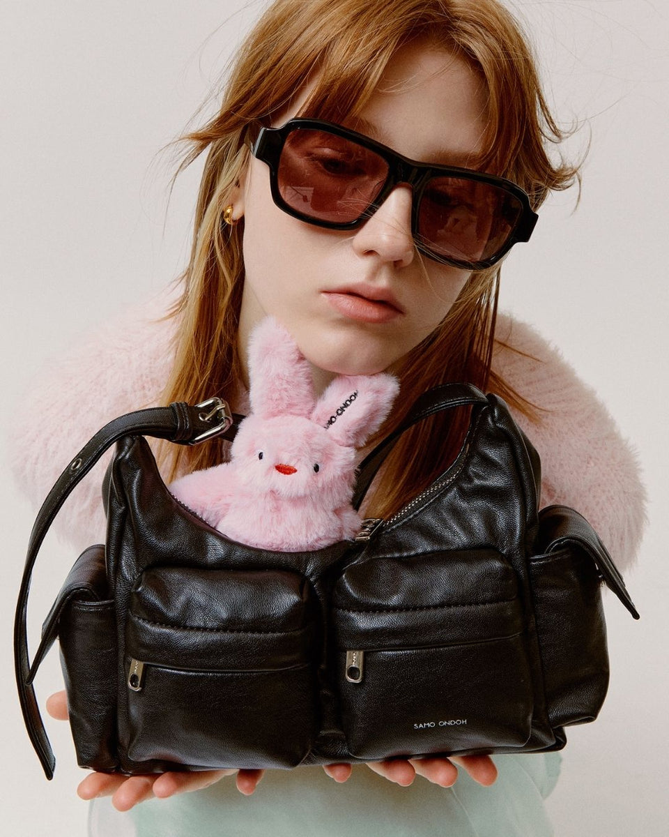 SAMO ONDOH - Pocket Mug Bag M (As seen on VIVIZ SINB) Nappa Black