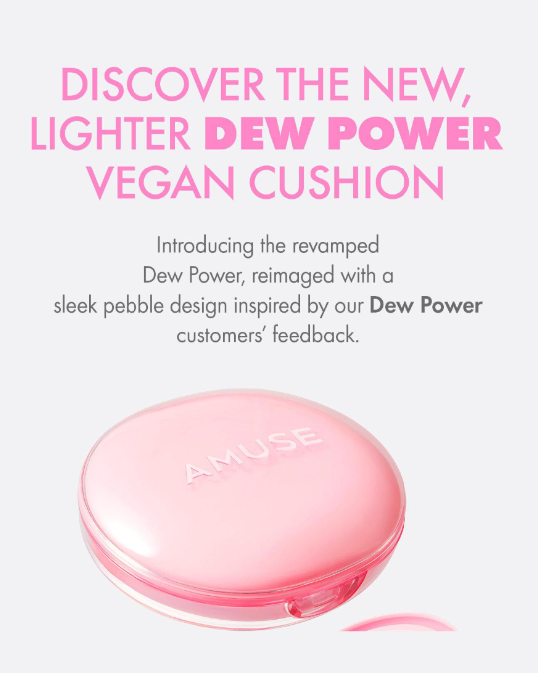 [PROMO] AMUSE Dew Power Vegan Cushion (4 Shades)