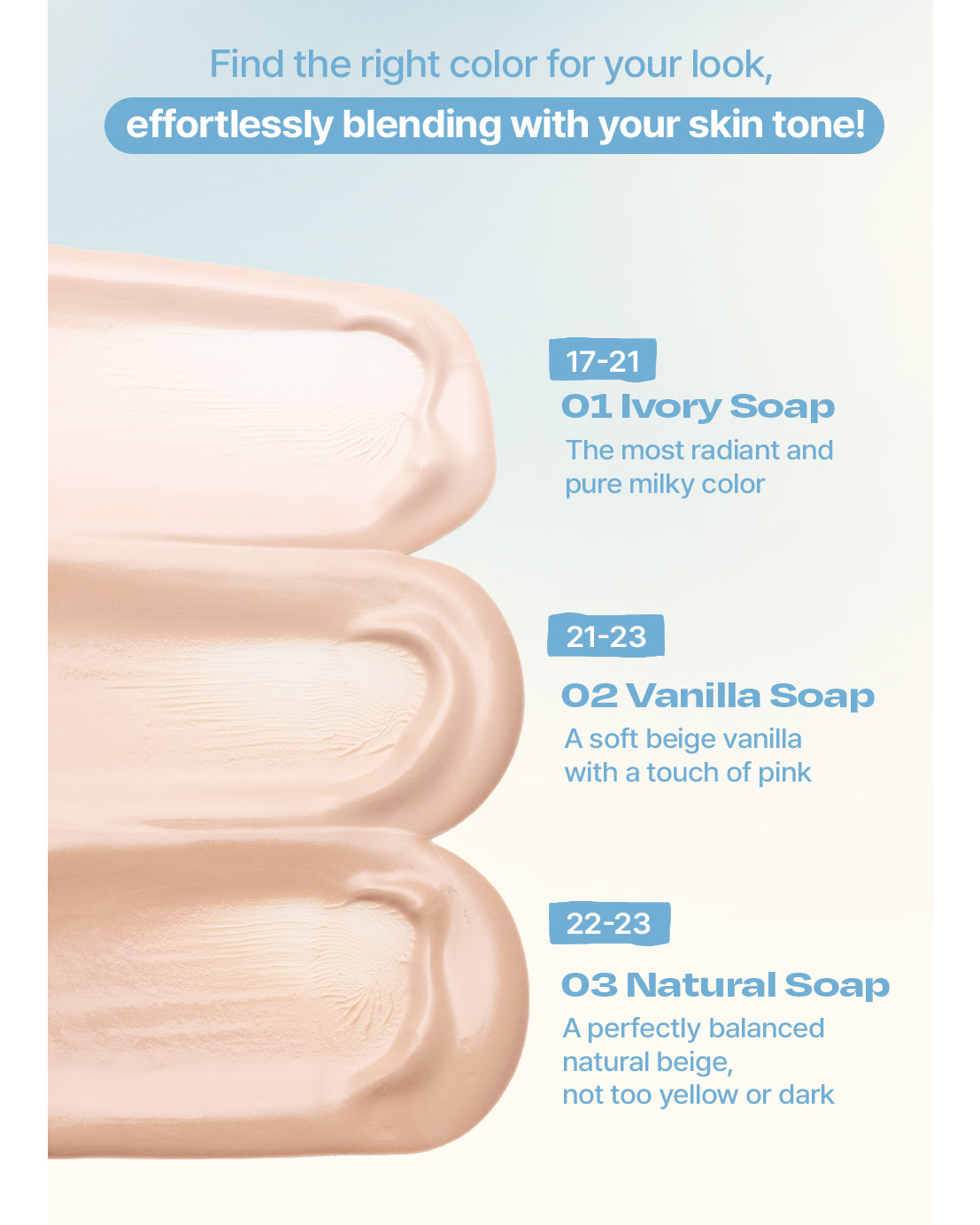 Alternative Stereo Soap Nude Cushion SPF42/PA~ (3 shades)