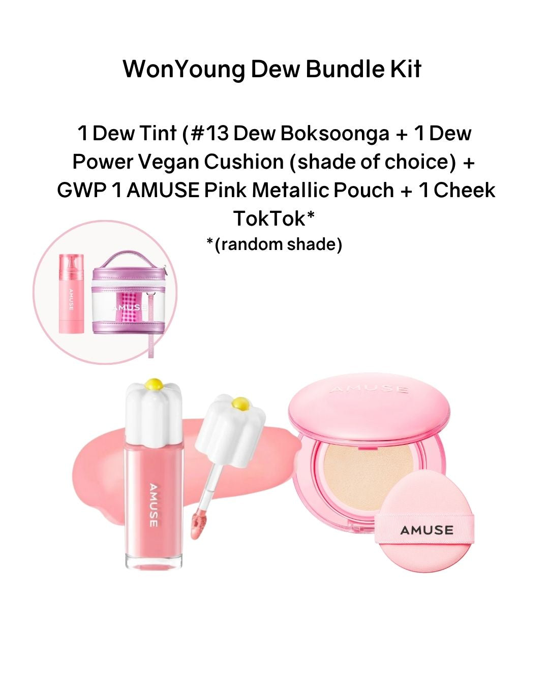 [PROMO] AMUSE WonYoung Dew Bundle Kit (Cushion+Tint)
