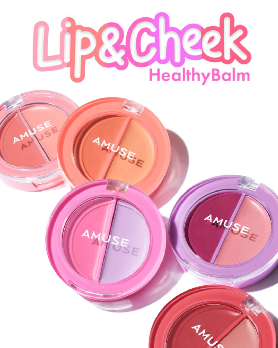 AMUSE Lip and Cheek Healthy Balm (5 Colours)