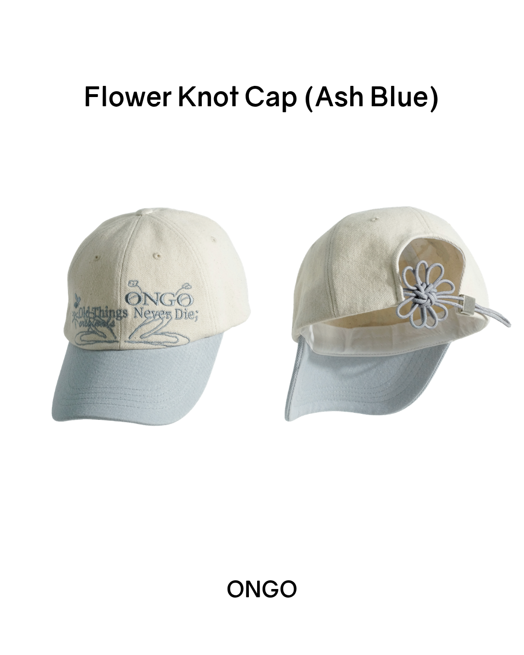 [PREORDER] ONGO Flower Knot Cap (Dispatch Date: 17-21 Aug)