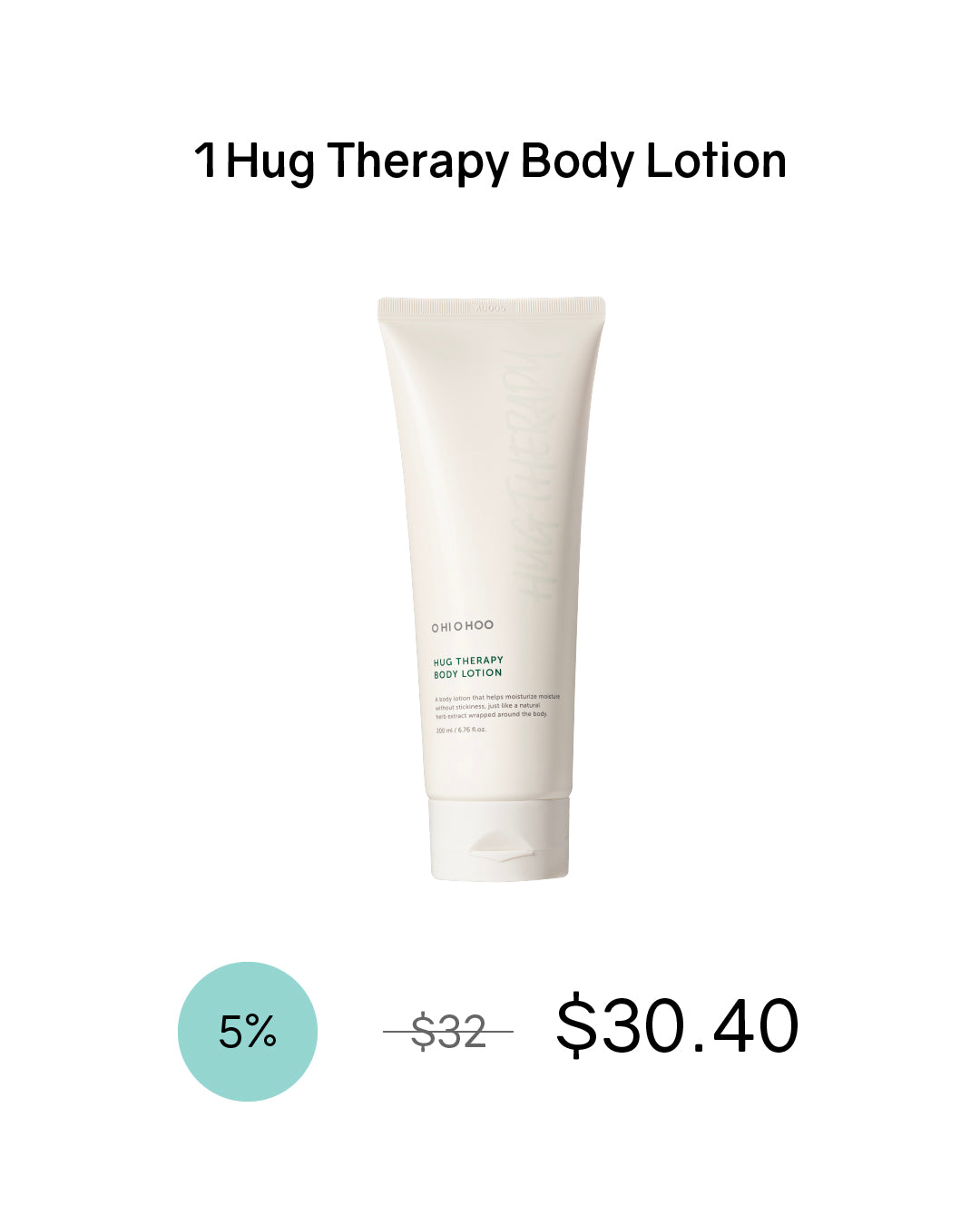 [PROMO] OHIOHOO Hug Therapy Body Lotion