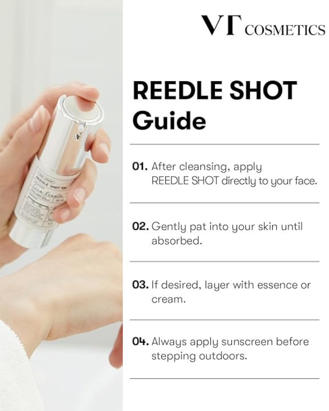 VT Cosmetics Reedle Shot (100 / 300/ 700)
