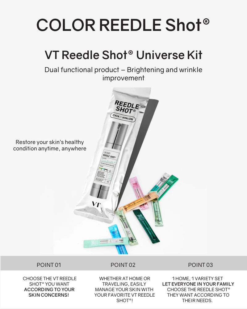 VT Cosmetics Reedle Shot Universe Kit