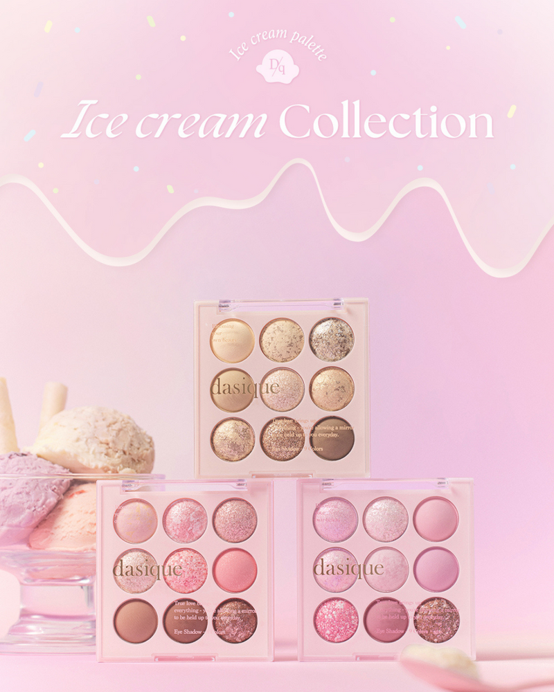 [PROMO] Dasique Eyeshadow Palette (Ice Cream Collection) [3 colours]