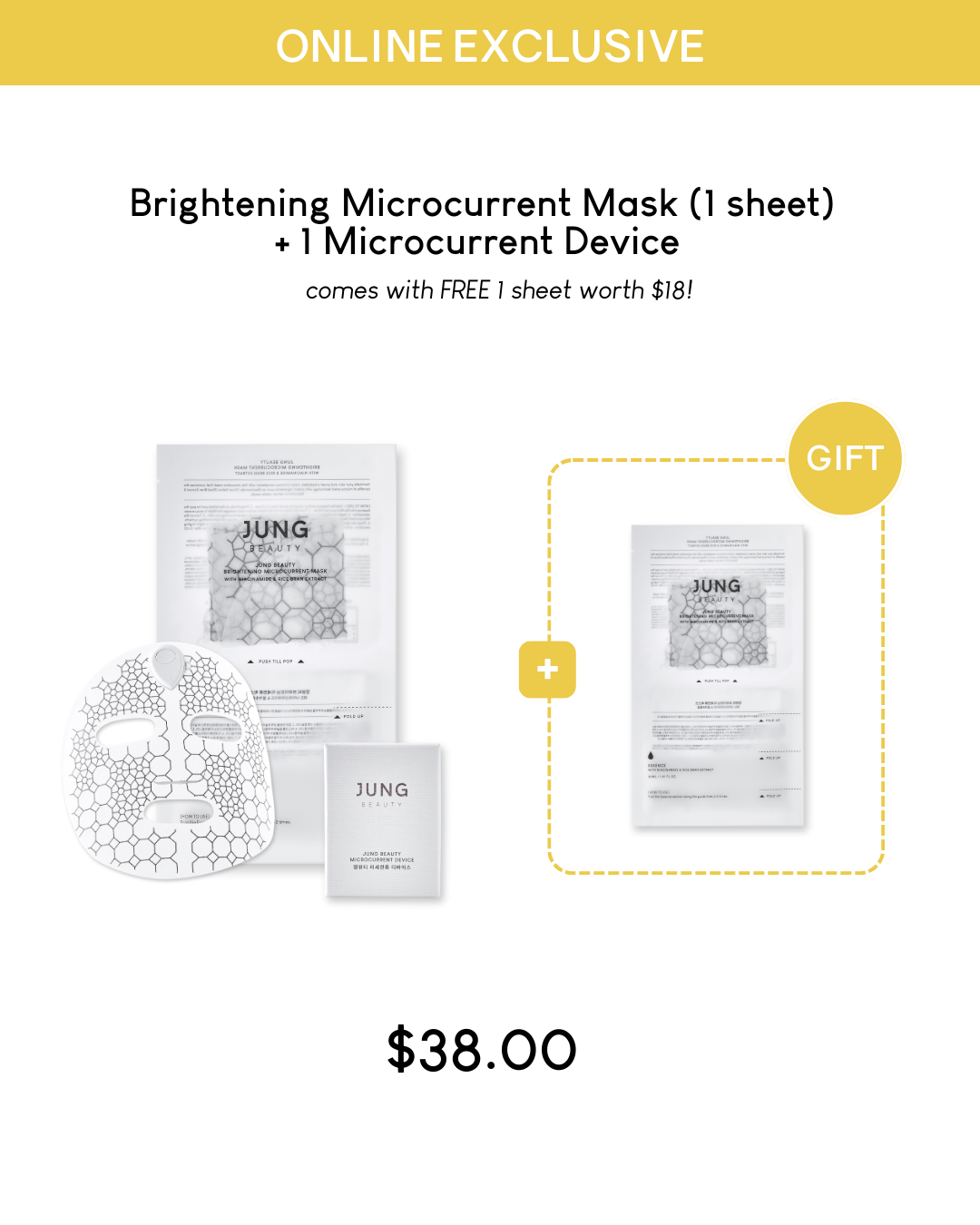 [Online Exclusive] Jung Beauty Brightening Microcurrent Mask & Device