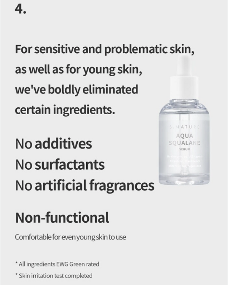 S.NATURE Aqua Squalane Serum (50ml)