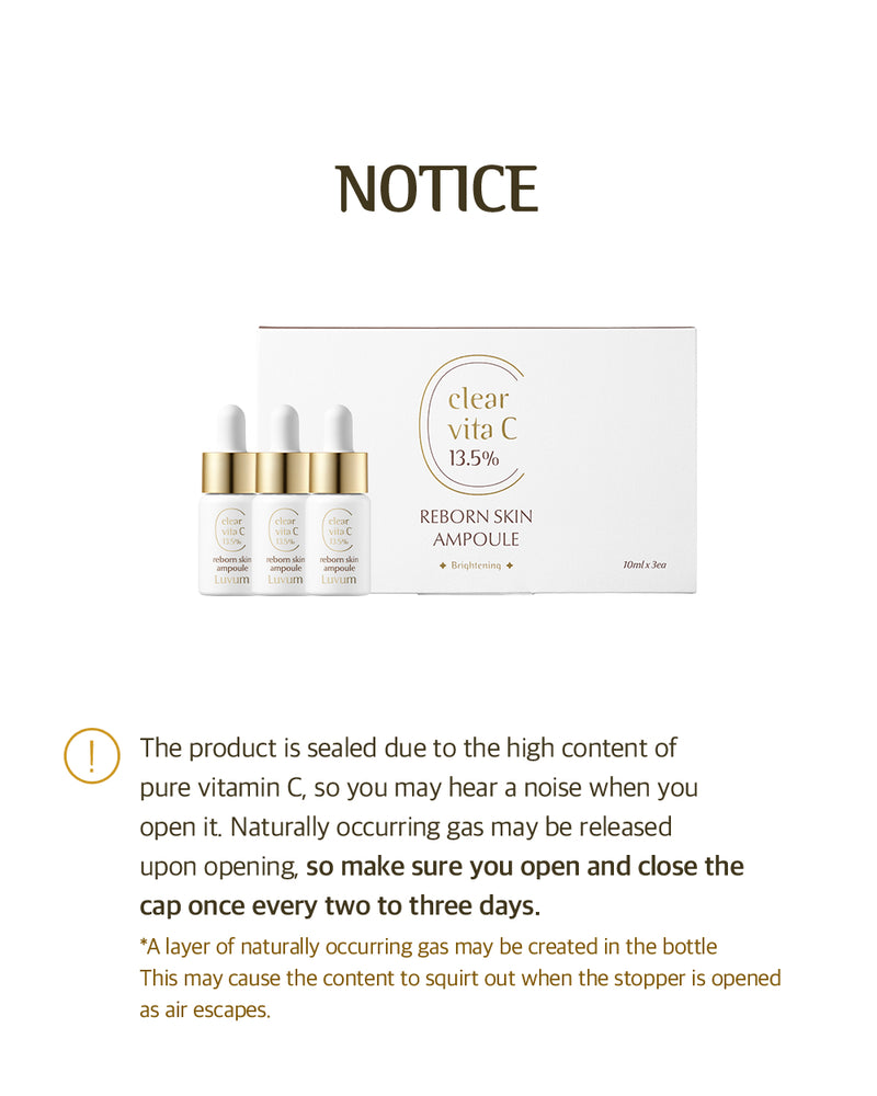 Luvum Clear Vita C Reborn Skin Ampoule