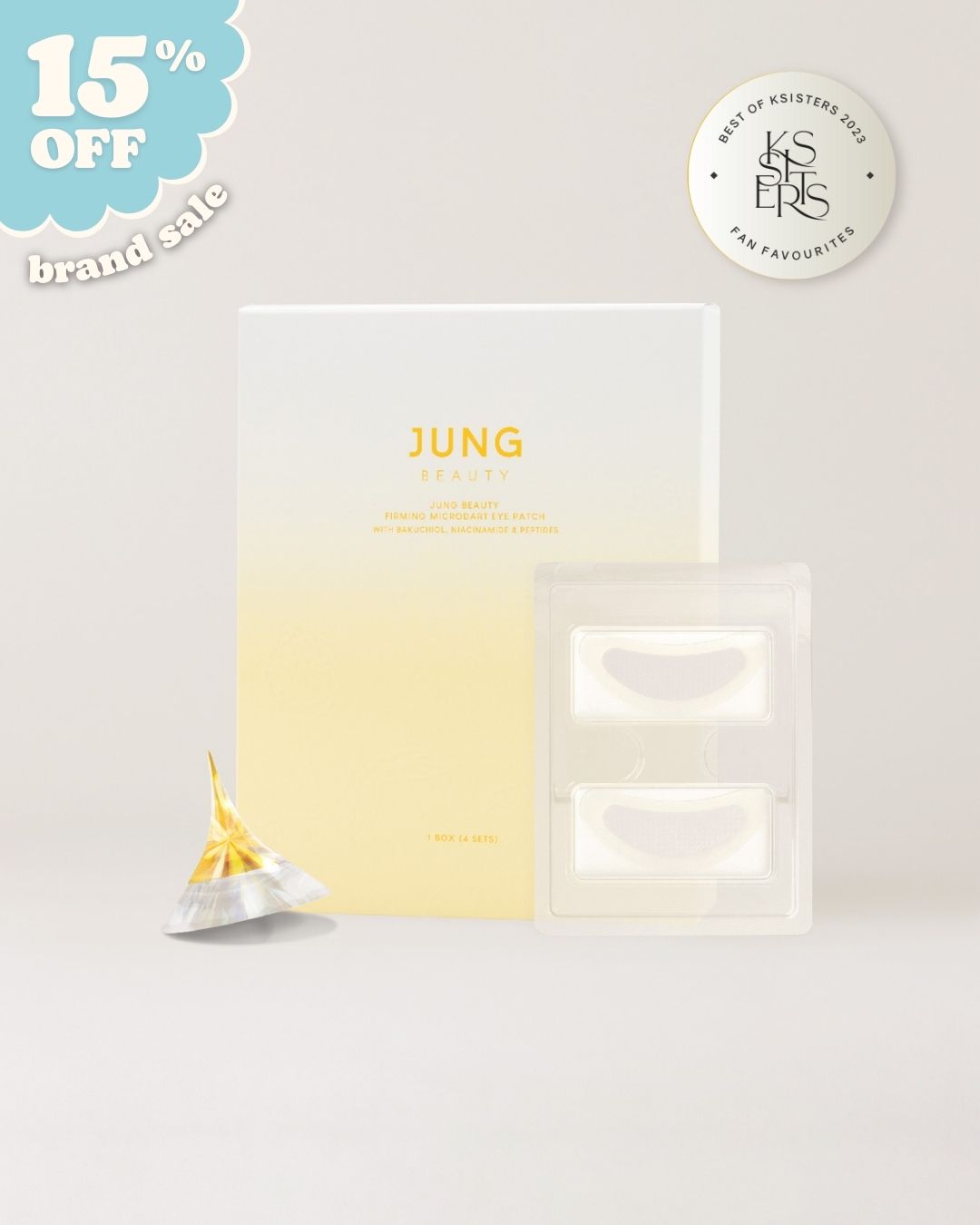[PROMO] Jung Beauty Firming Microdart Eye Patch with Bakuchiol, Niacinamide and Peptides