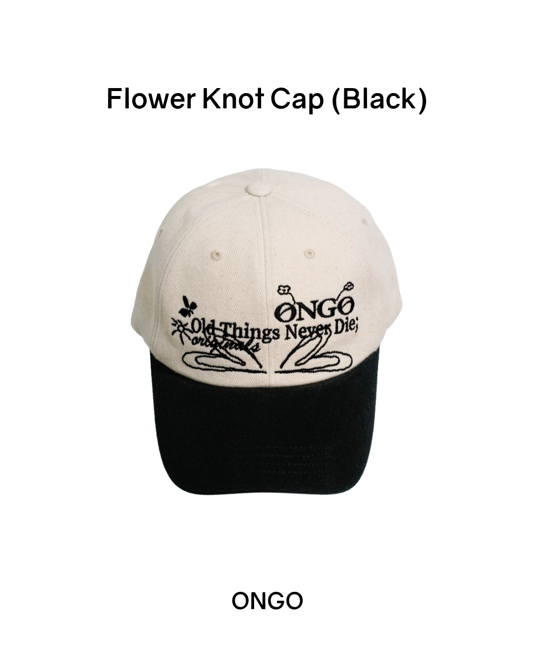 [PREORDER] ONGO Flower Knot Cap (Dispatch Date: 17-21 Aug)