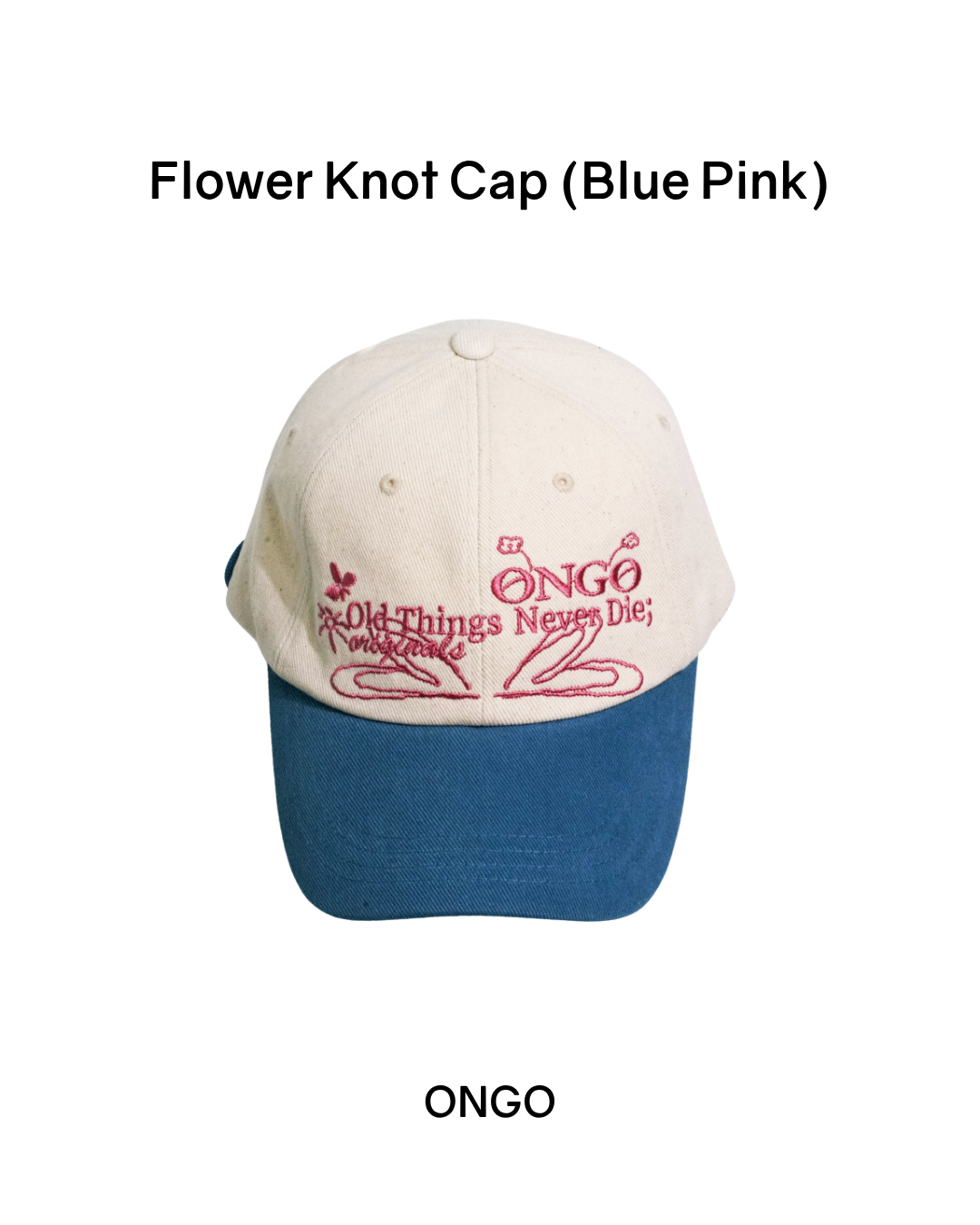 [PREORDER] ONGO Flower Knot Cap (Dispatch Date: 17-21 Aug)