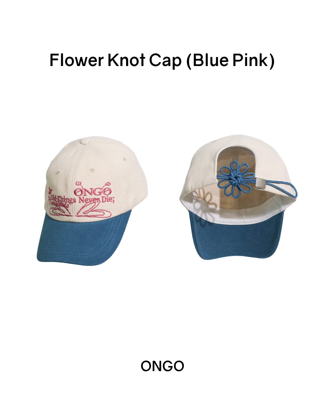 [PREORDER] ONGO Flower Knot Cap (Dispatch Date: 17-21 Aug)