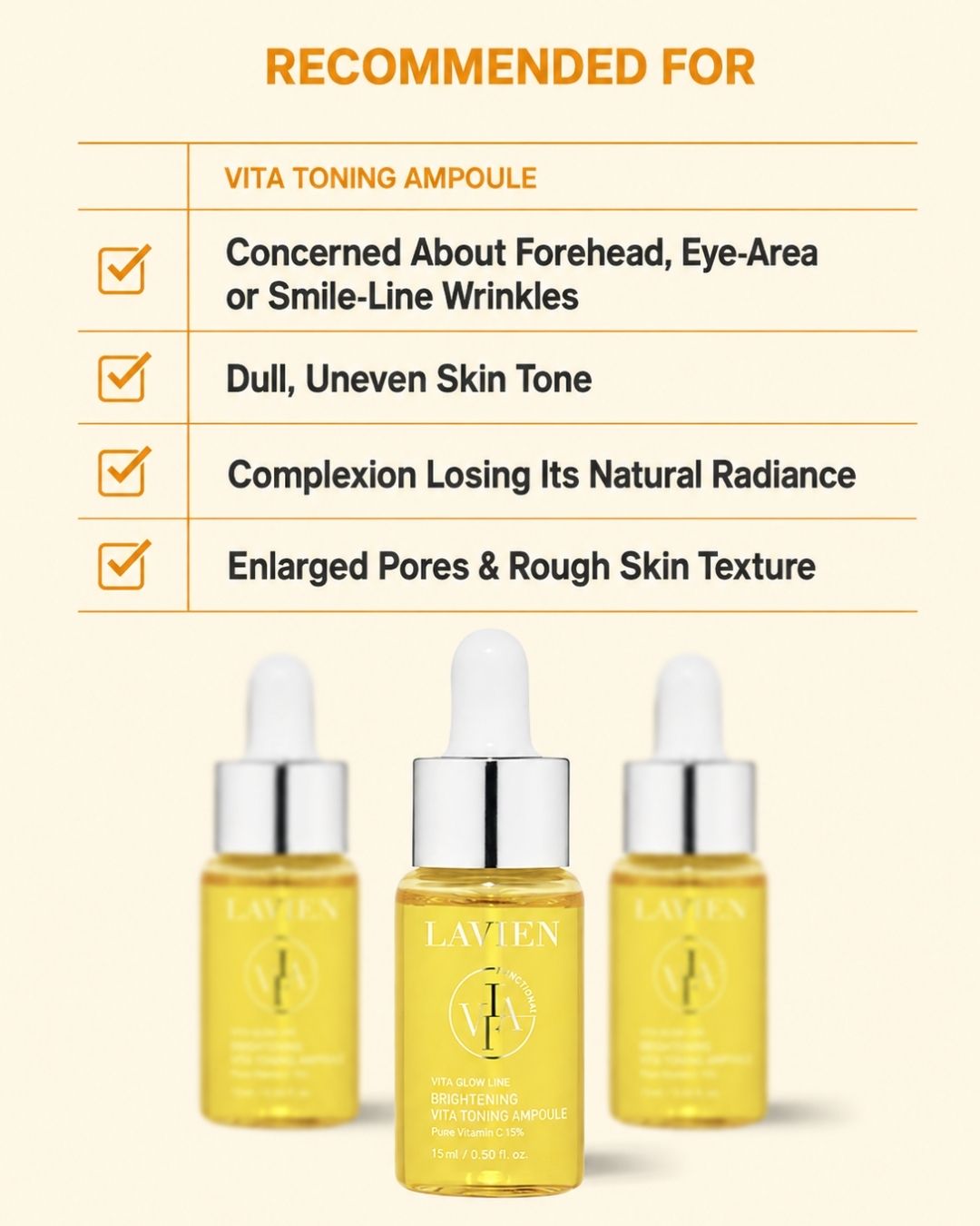 [PROMO] Lavien Vita C Glow Line Brightening Vita Toning Ampoule