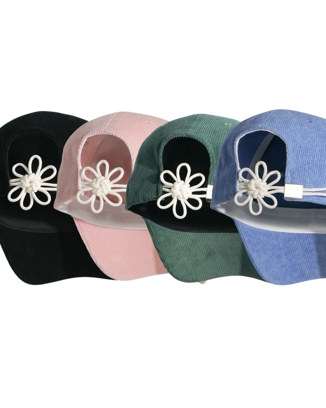 [PREORDER] ONGO Corduroy Logo Flower Cap (Dispatch Date: 17-21 Aug)