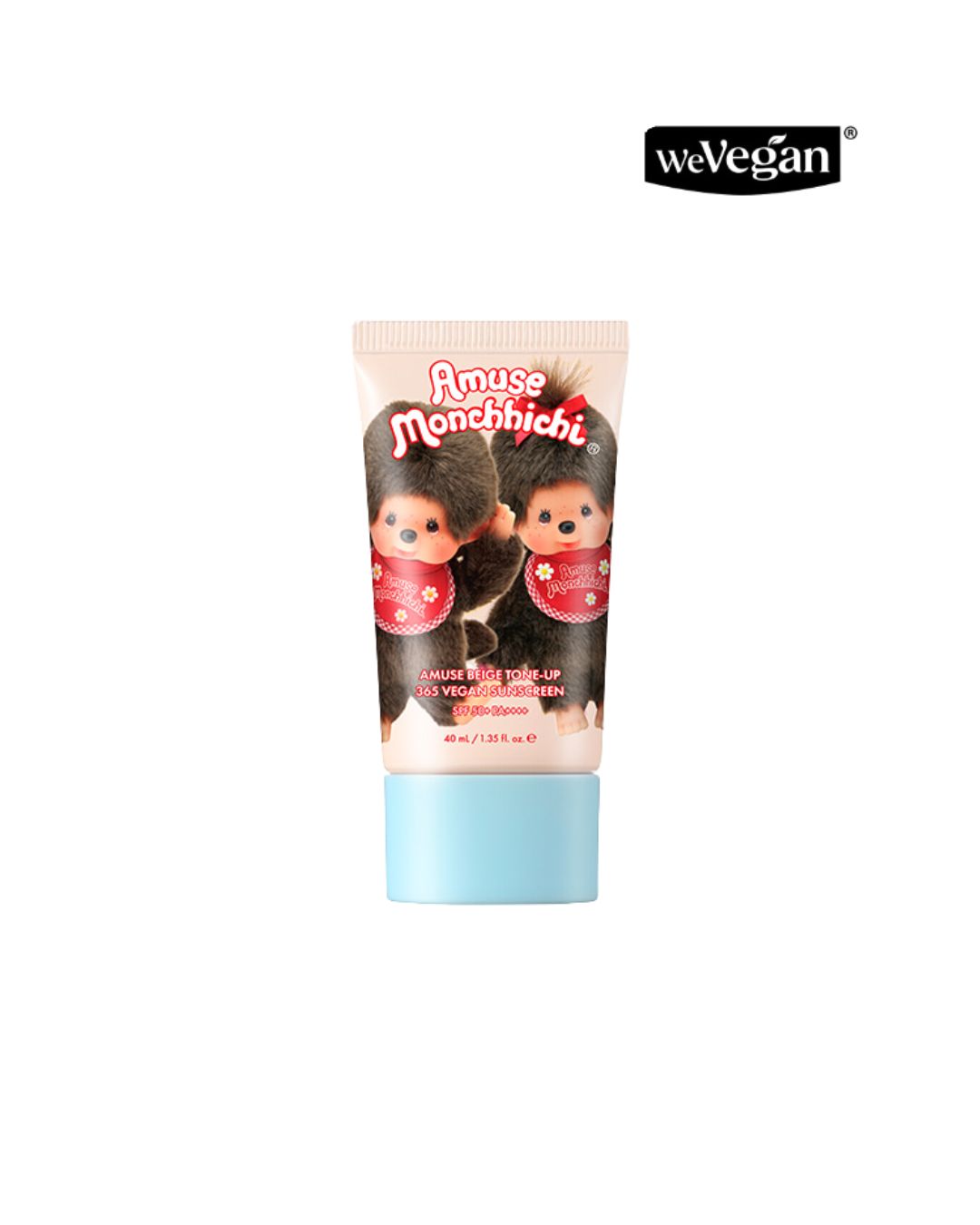 [PROMO] AMUSE x MONCHHICHI Beige Tone-Up 365 Vegan Sunscreen [Limited Edition]