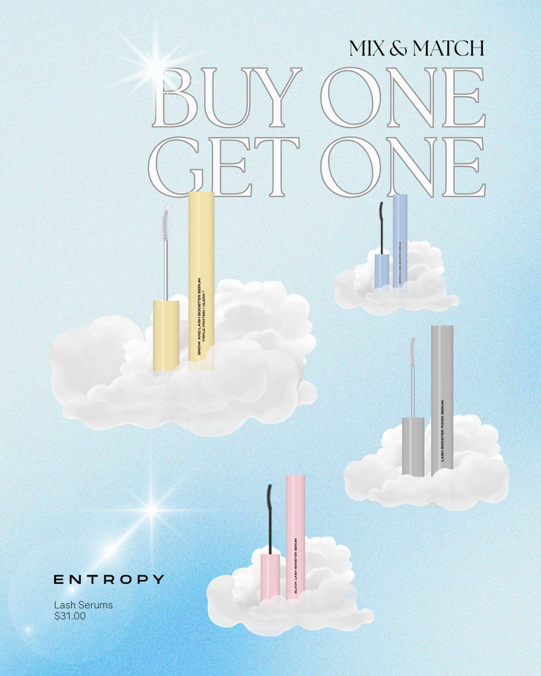 KSISTERS Birthday BOGO Deal: Entropy Booster Serums
