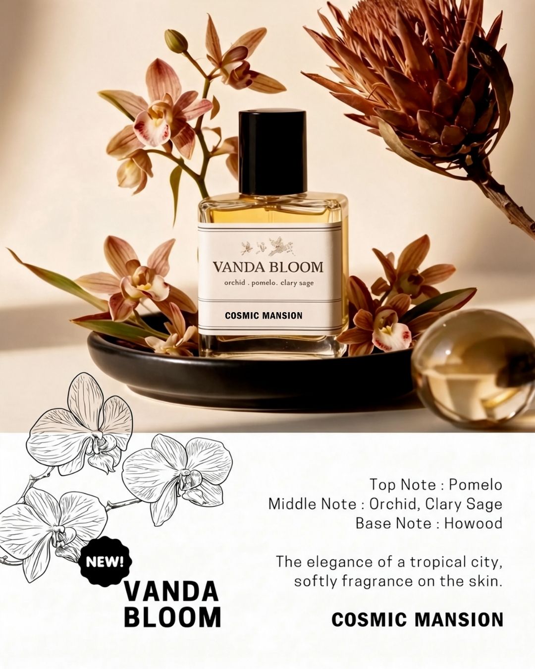 [LIMITED EDITION] Cosmic Mansion Roll-On Perfume (EDP)