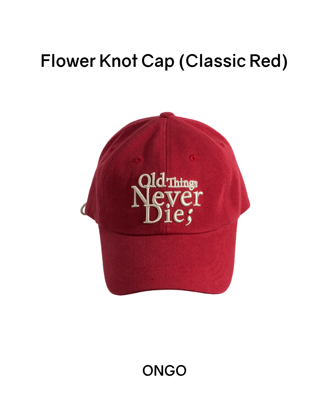 [PREORDER] ONGO Flower Knot Cap (Dispatch Date: 17-21 Aug)