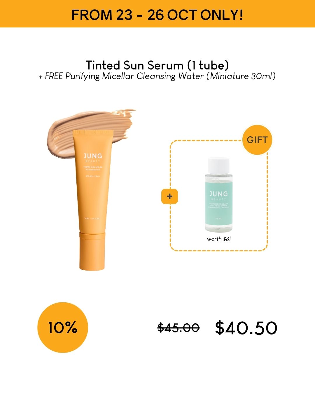 [PROMO] Jung Beauty Tinted Sun Serum with Probiotics