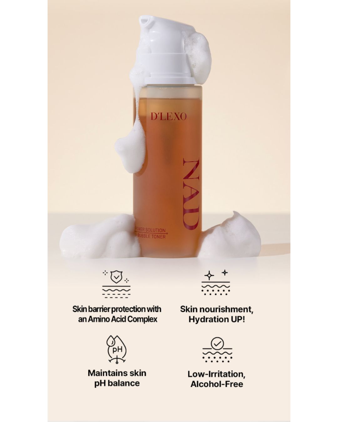 [PROMO] Dermaline D'Lexo NAD Power Solution Bubble Toner