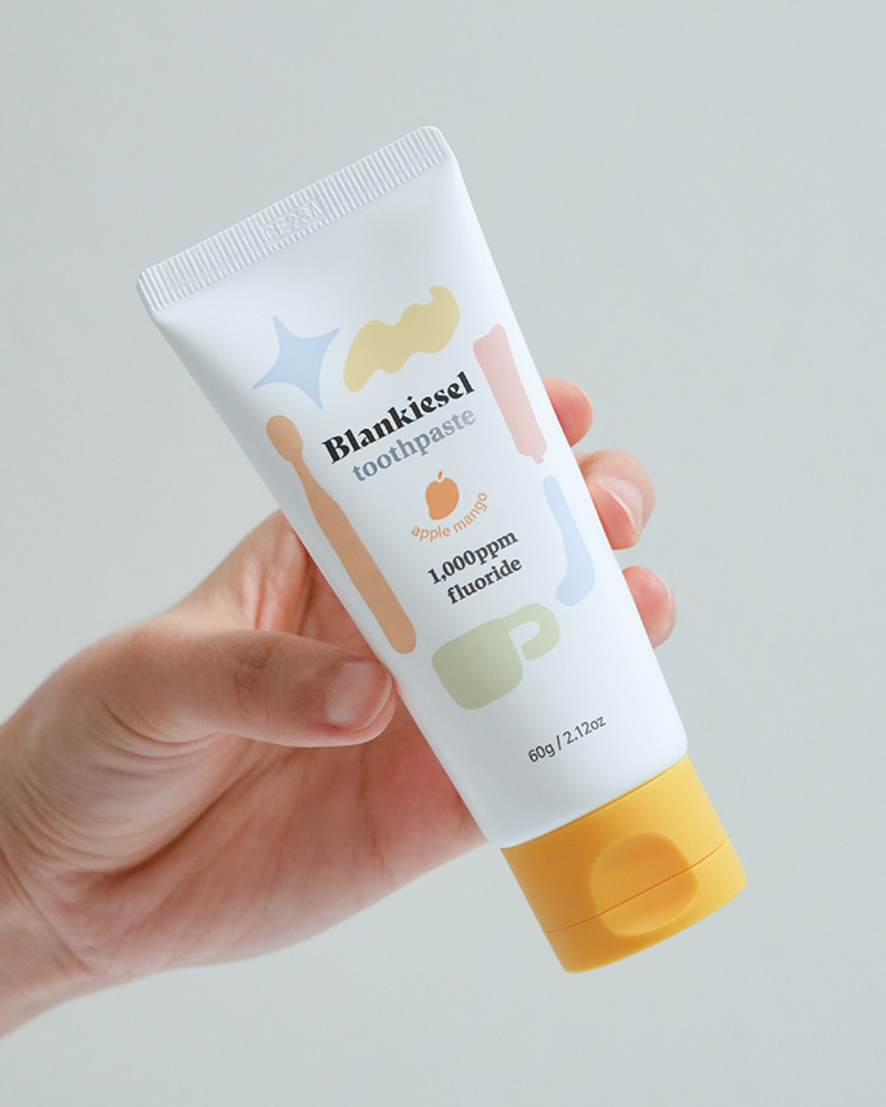 Blankiesel Toothpaste for Newborns (6 months & above) - Apple Mango