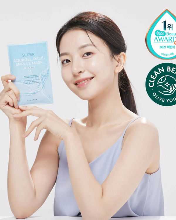 S.NATURE Super Aquagel Oasis Ampule Mask (10EA)