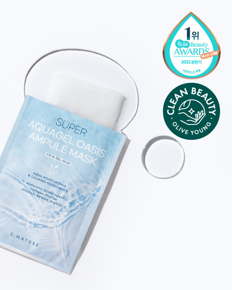 S.NATURE Super Aquagel Oasis Ampule Mask (10EA)