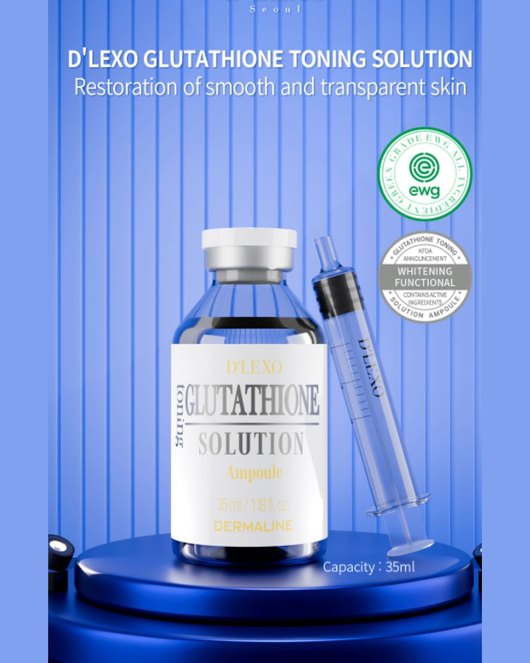 [PROMO] Dermaline Glutathione Toning Solution Ampoule