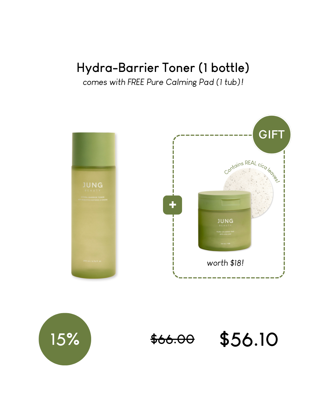 [PROMO] Jung Beauty Hydra-Barrier Toner with Probiotics, Panthenol, and Ginseng