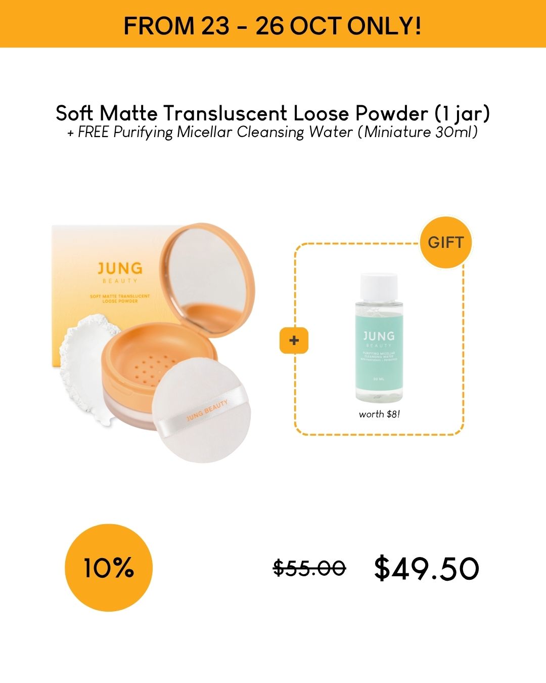 [PROMO] Jung Beauty Soft Matte Translucent Loose Powder