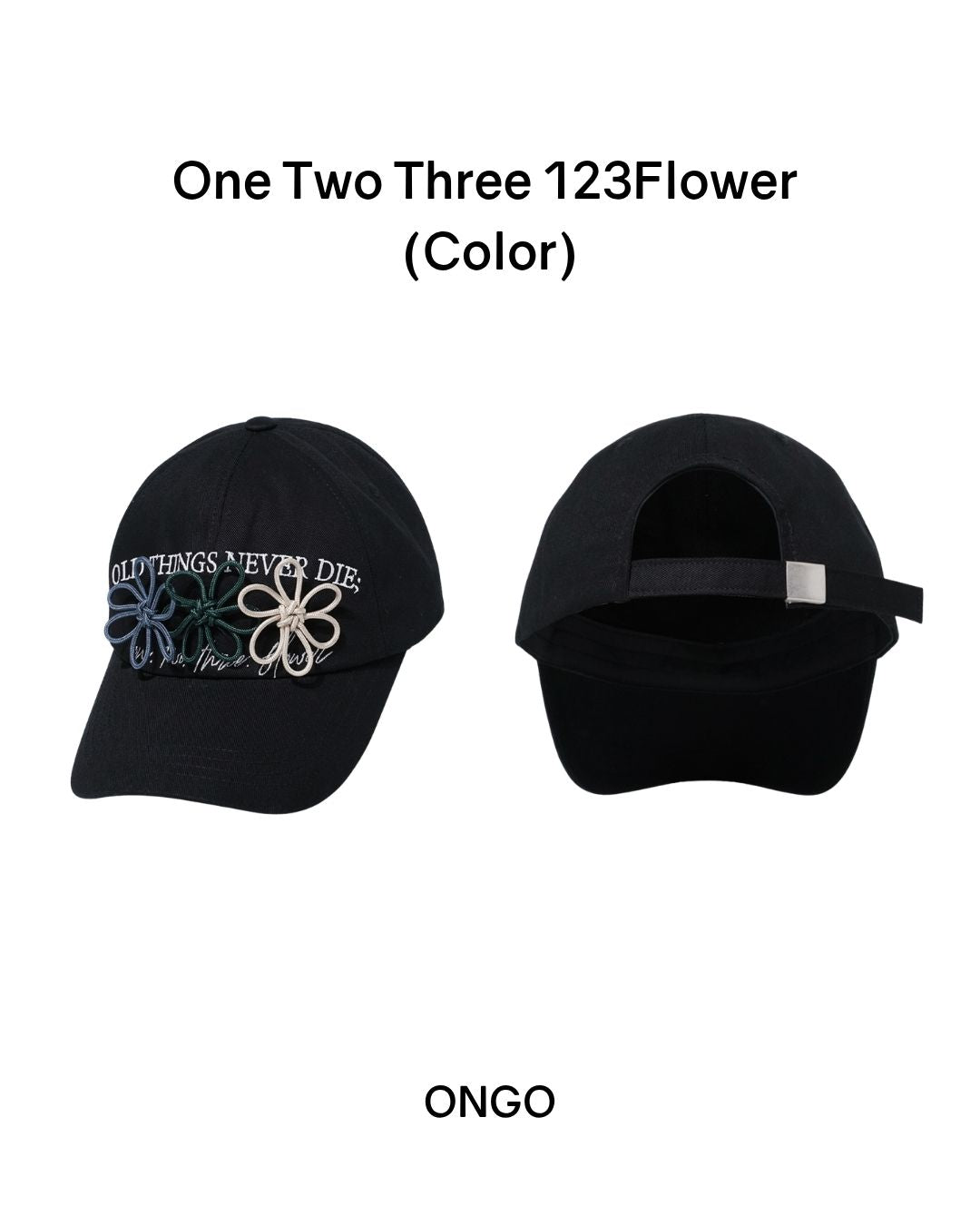 [PREORDER] ONGO One Two Three 123Flower Cap (Dispatch Date: 17-21 Aug)