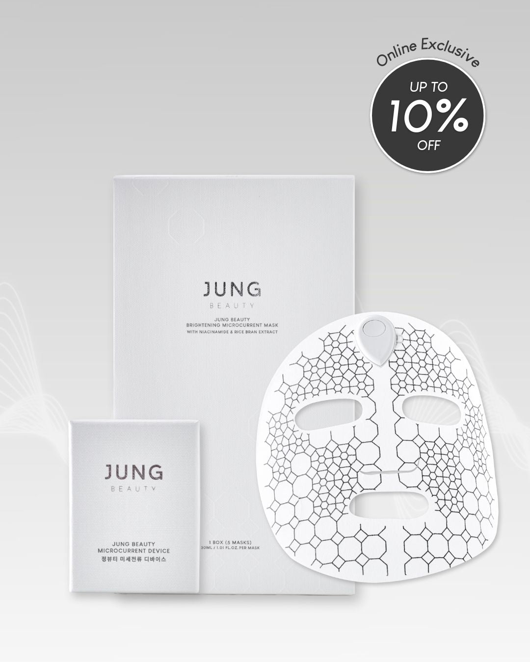 [Online Exclusive] Jung Beauty Brightening Microcurrent Mask & Device