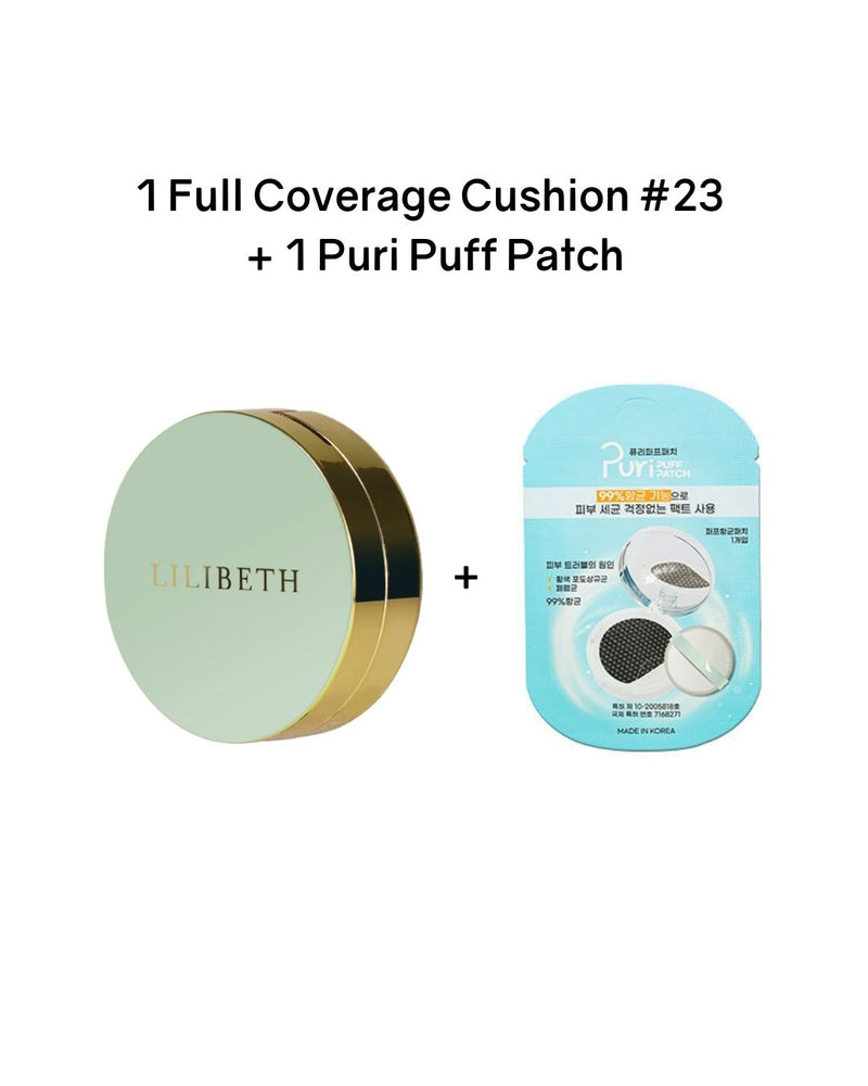 Lilibeth Perfect Fitting Full Coverage Cushion/ Refill SPF50+/PA+++ (Shade 21/23)