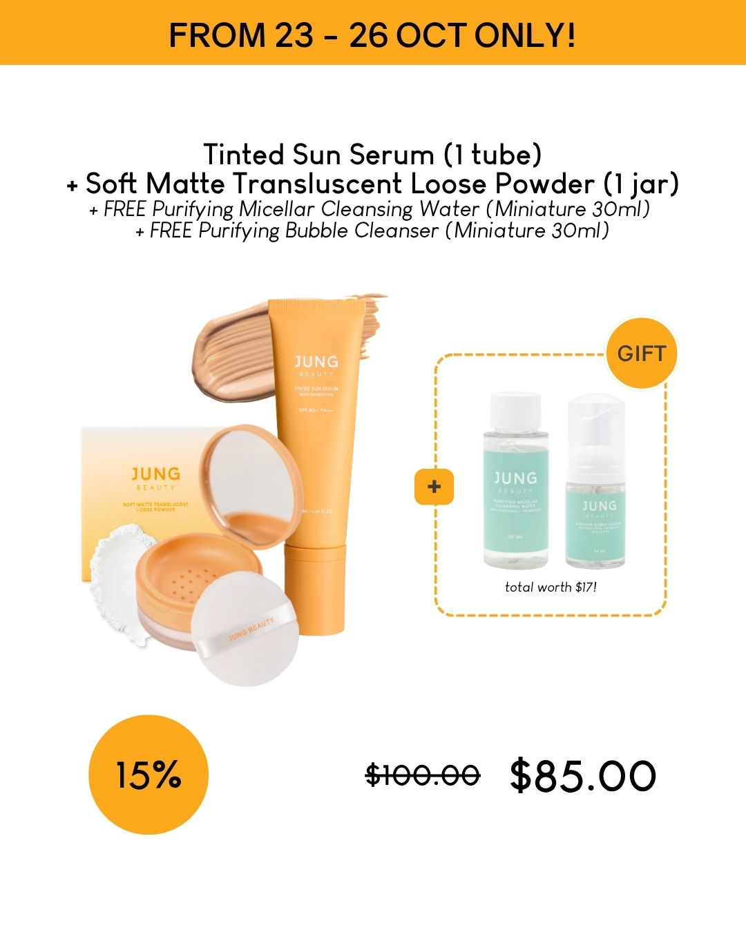 [PROMO] Jung Beauty Tinted Sun Serum with Probiotics