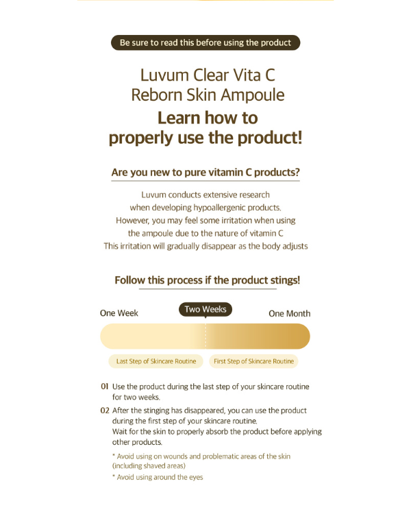 Luvum Clear Vita C Reborn Skin Ampoule