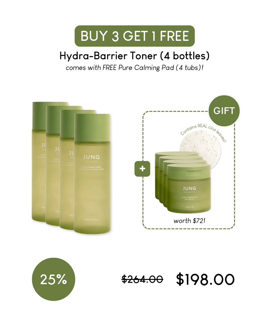 [PROMO] Jung Beauty Hydra-Barrier Toner with Probiotics, Panthenol, and Ginseng
