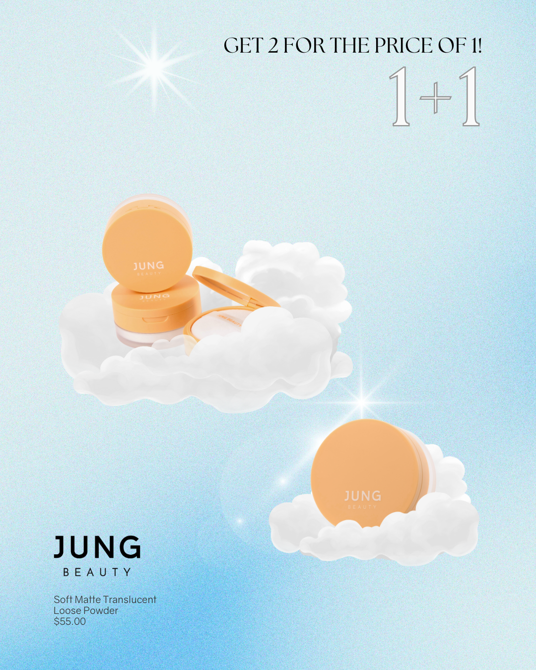 KSISTERS Birthday 1+1 Deal: Jung Beauty Soft Matte Translucent Loose Powder